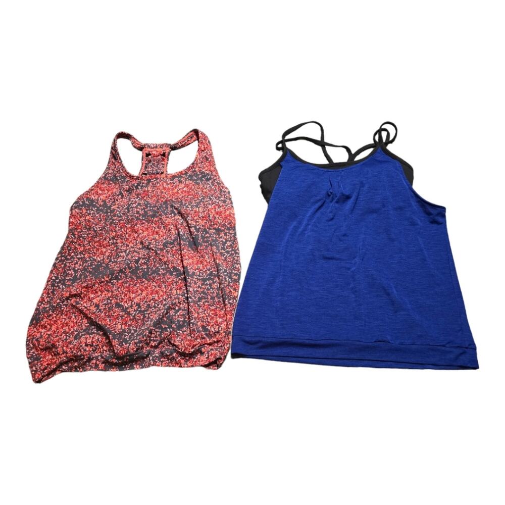 Athleta Built in Bra Running Athletic Workout Sports Tank Tops Lot Bundle